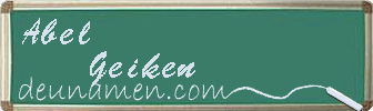 Abel Geiken Visitenkarte